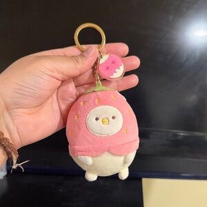 Pink and Cream Key Holder